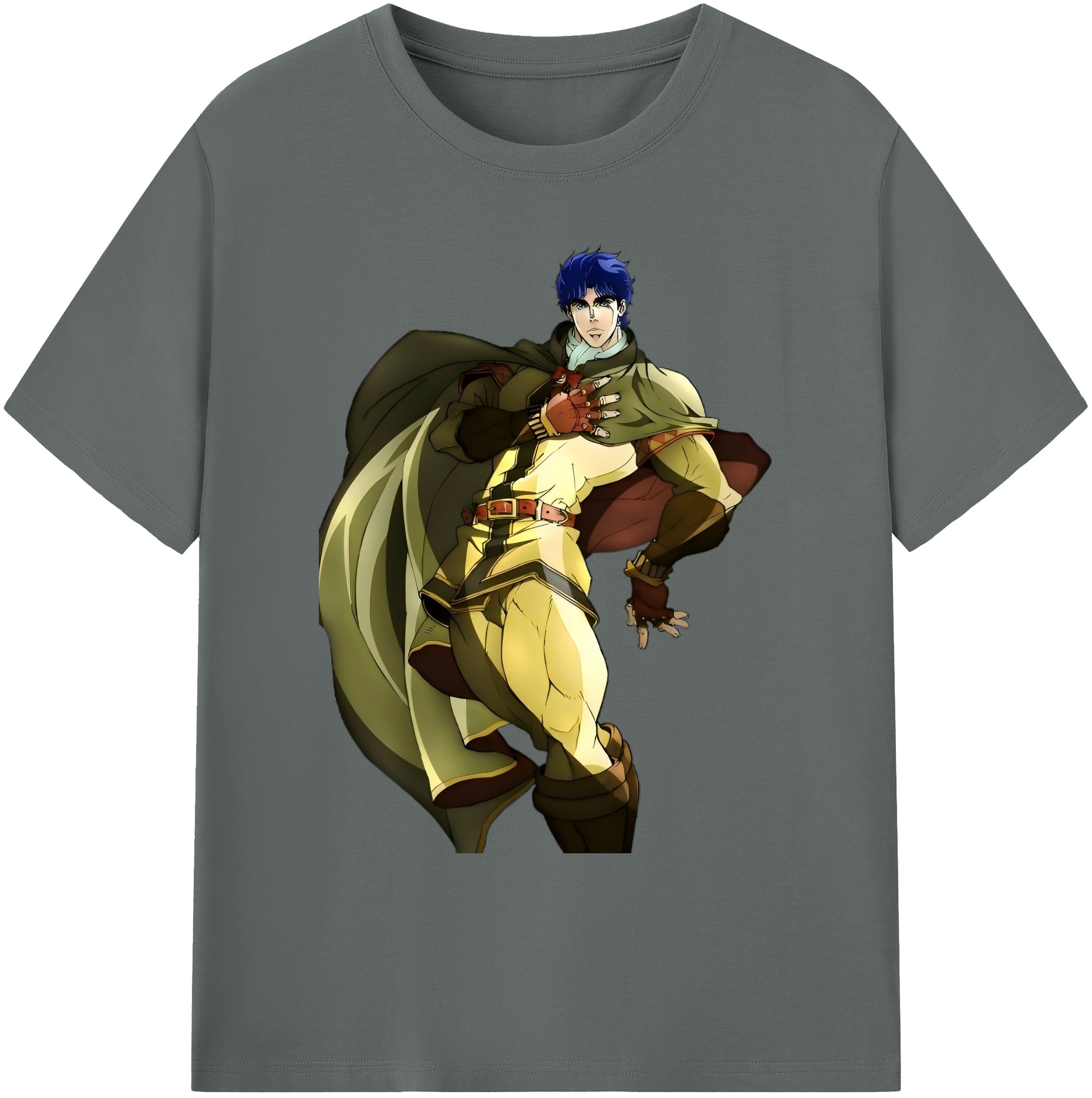 （画像用） ジョジョの奇妙な冒険 /ジョナサン?ジョースター JoJo's Bizarre Adventure Jonathan Joestar 綿100％ メンズ半袖Tシャツ｜肌触りやわらか＆通気性